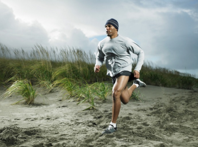 running-in-sand